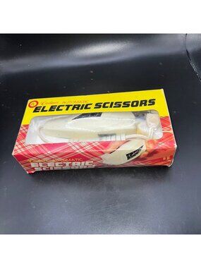 VTG Cadaux Automatic Electric Scissors New In Original Box  Electric Corded
